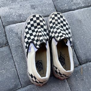 Basic checkered vans!!
